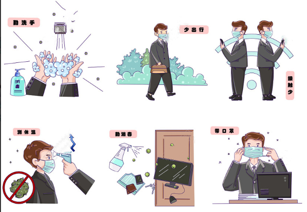 嚴抓復工防疫防控,提高崗位服務技能